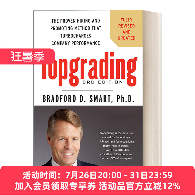 英文原版 Topgrading  3rd Edition 顶级评级法速查手册，第三版 如何招聘、培训及留住A类员工 人才管理 英文版 进口英语原版书籍
