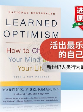 活出最乐观的自己 英文原版书 Learned Optimism 积极心理学之父 塞利格曼 幸福科学四部曲之二 乐观学习法 英文版进口心理学书籍
