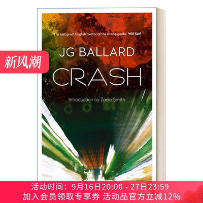 英文原版 Crash 撞车 J.G.巴拉德颠峰之作 英文版 进口英语原版书籍