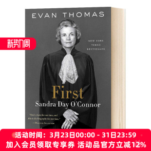 First Sandra 英文版 美国首位女大法官桑德拉戴奥康纳传 进口英语书籍 Connor 英文原版 华研原版 Day