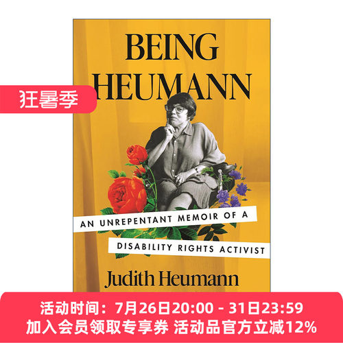 英文原版 Being Heumann 朱迪思·休曼传 残疾人权利活动家回忆录 Judith Heumann 英文版 进口英语原版书籍