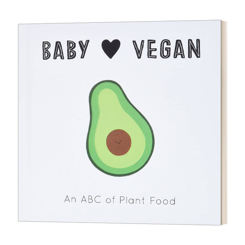 英文原版 Baby Loves Vegan An ABC of Plant Food 宝宝爱纯素 从ABC认识植物性食物 英文版 进口英语原版书籍