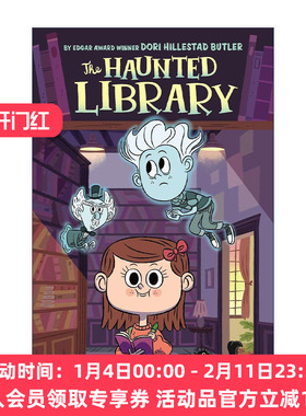 英文原版 The Haunted Library 01 闹鬼的图书馆系列1 儿童章节桥梁故事书 苏斯博士奖得主Dori Butler 英文版 进口英语原版书籍