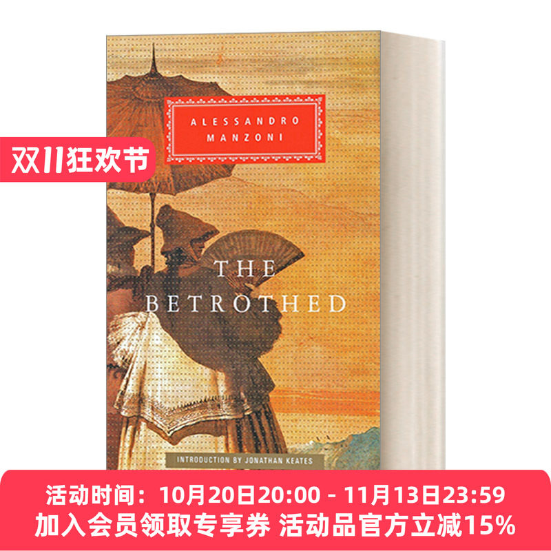 英文原版 The Betrothed 约婚夫妇 曼佐尼 Everyman精装收藏版 英文版 进口英语原版书籍