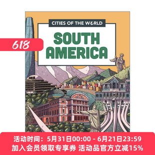 英文原版 Cities of the World Cities of South America 世界城市之南美洲的城市 儿童科普绘本 英文版 进口英语原版书籍