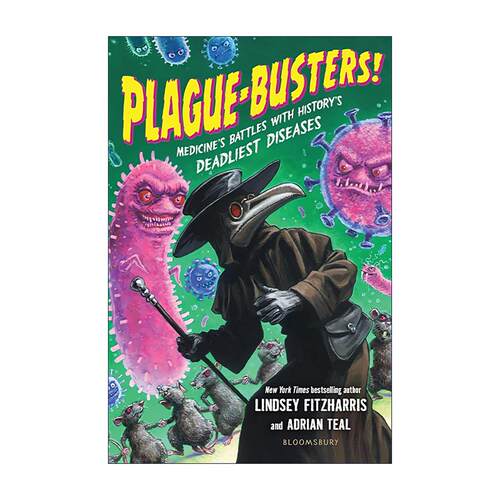 英文原版 Plague-Busters 硬核医学史 医学对抗史上致命疾病的战役 青少年趣味医学史科普 英文版 进口英语原版书籍
