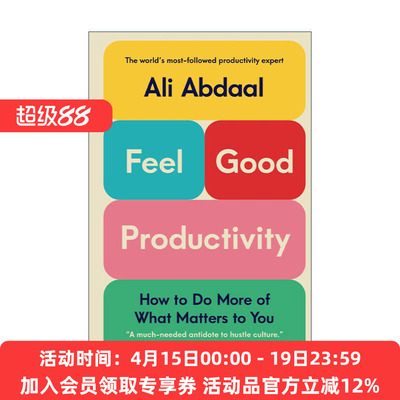 英文原版高效能法则不卷不焦虑