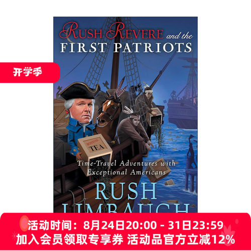 英文原版 Rush Revere and the First Patriots 与杰出美国人的时空冒险系列 精装 英文版 进口英语原版书籍