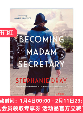 英文原版 Becoming Madam Secretary 成为国务卿女士 女性历史传记小说 精装 Stephanie Dray 英文版 进口英语原版书籍