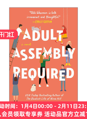 英文原版 Adult Assembly Required 成人集会 女性小说 书痴妮娜的完美生活作者Abbi Waxman 英文版 进口英语原版书籍