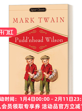 英文原版小说 Pudd'nhead Wilson Signet Classics 傻瓜威尔逊 马克吐温 英文版 进口英语原版书籍