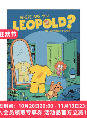 英文原版 利奥波德你在哪 卷一 Where Are You Leopold 雅思词汇漫画书 英文版 进口英语原版书籍
