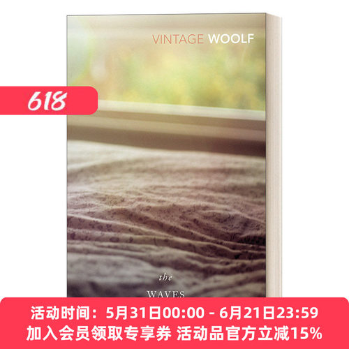 英文原版 The Waves 海浪 弗吉尼亚·伍尔夫 vintage经典系列 英文版 进口英语原版书籍