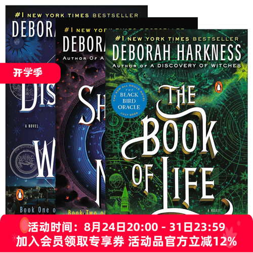 英文原版 发现女巫魔法觉醒三部曲3册 小说 Deborah Harkness 英文版 进口英语原版书籍