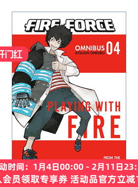 英文原版 Fire Force Omnibus 4 Vol. 10-12 炎炎消防队 精选集4 同名动漫漫画 大久保笃 英文版 进口英语原版书籍