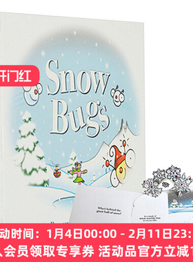 寒冬里的飞虫 儿童立体书 英文原版 Snow Bugs A Wintery Pop Up Book 翻翻书 想象力开发 David A Carter 英文版进口原版英语书籍
