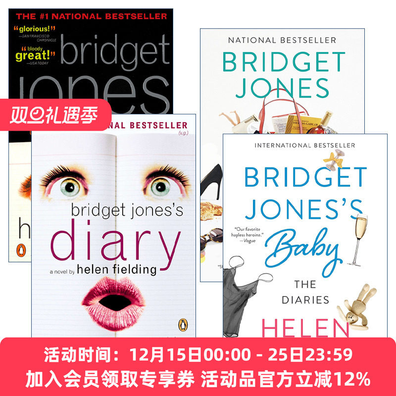 英文原版单身日记系列4册