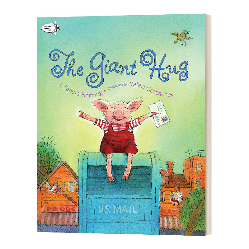 英文原版 the giant hug 会飞的抱抱 绘本 英文版 进口英语原版书籍