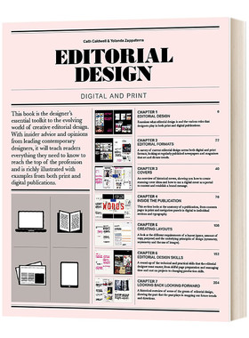 编辑设计 英文原版 Editorial Design 数字和打印 英文版 进口英语原版书籍