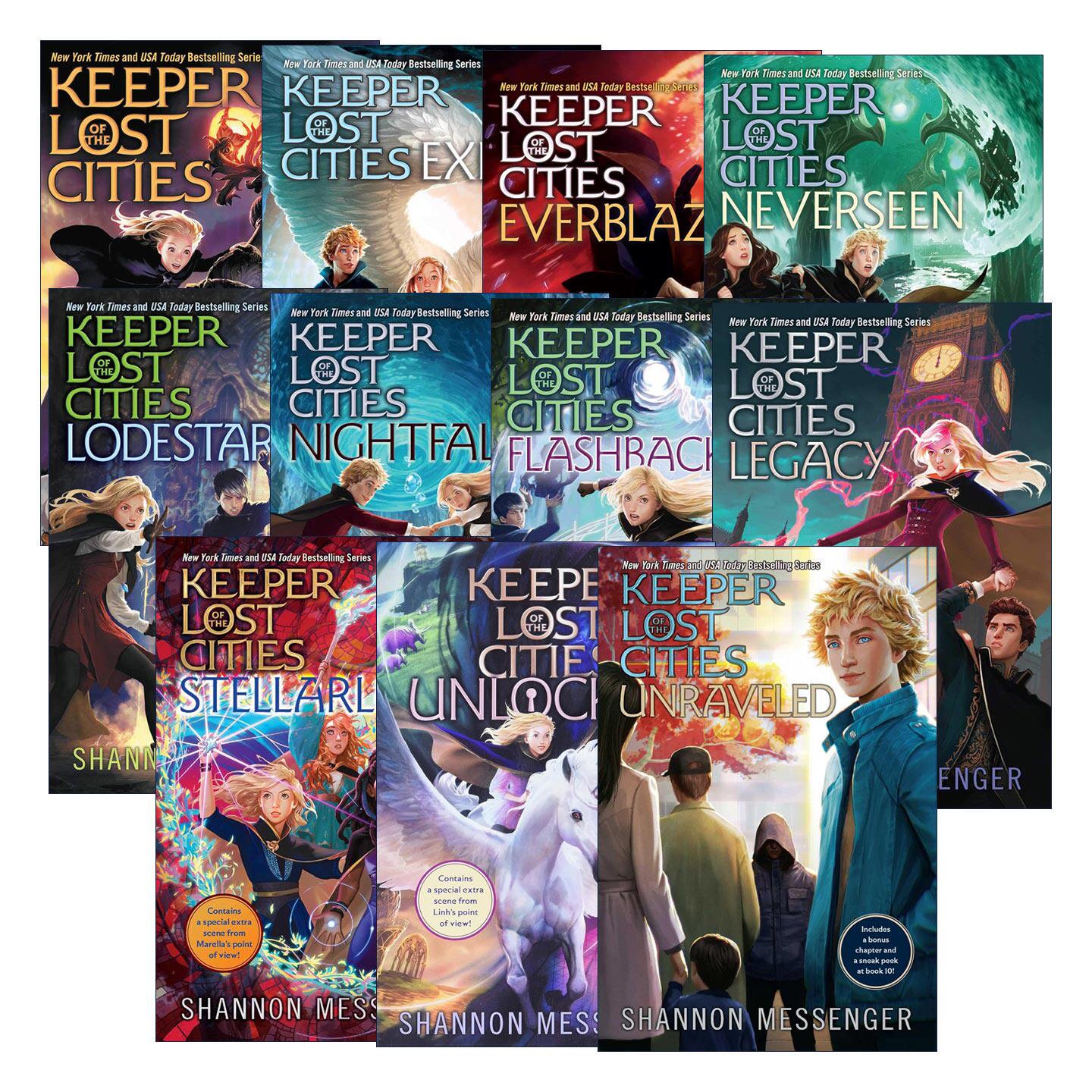 英文原版 Keeper of the Lost Cities 失落城市的守护者系列11册 儿童冒险小说 英文版 进口英语原版书籍