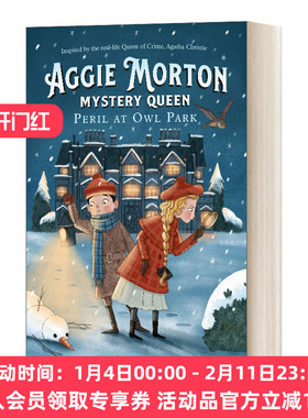 英文原版 Aggie Morton  Mystery Queen 02 Peril at Owl Park 谜案女王02 猫头鹰公园的危险 英文版 进口英语原版书籍