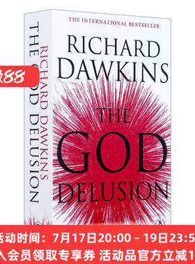 英文原版 The God Delusion 上帝的迷思 理查德·道金斯 英文版 进口英语原版书籍