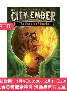 英文原版 The People of Sparks City of Ember 02 微光之城系列2 星火 Jeanne DuPrau 英文版 进口英语原版书籍