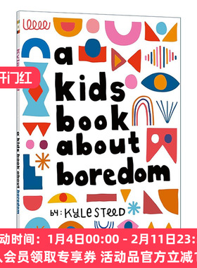 英文原版 A Kids Book Boredom 给孩子的书 厌倦 正念引导价值观培养 DK科普百科精装读物 英文版 进口英语原版书籍