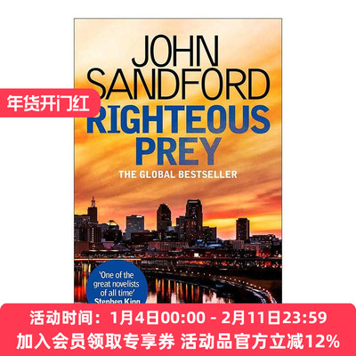英文原版 Righteous Prey 猎物系列32 正义猎物 惊悚悬疑犯罪推理小说 John Sandford 英文版 进口英语原版书籍