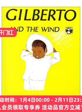 英文原版 Gilberto and the Wind 风喜欢和我玩 儿童情绪认知绘本 在森林里作者玛丽·荷·艾斯 英文版 进口英语原版书籍