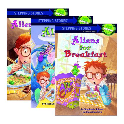 英文原版 Stepping Stones Aliens for 外星人系列3册 兰登初级章节书 英文版 进口英语原版书籍