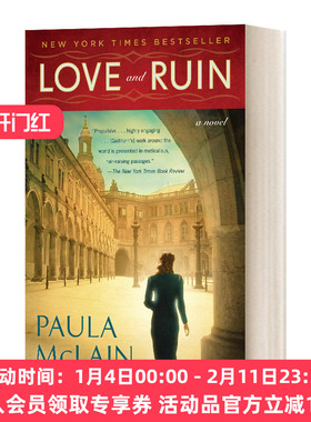 英文原版小说 Love and Ruin 我不可能只是仰望着你 Paula McLain保拉·麦克莱恩 英文版 进口英语原版书籍