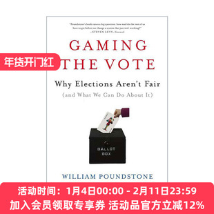 选举中的谋略与博弈 英文原版 Gaming the Vote: Why Elections Aren't Fair 为什么选举不是公平的 英文版 进口英语原版书籍
