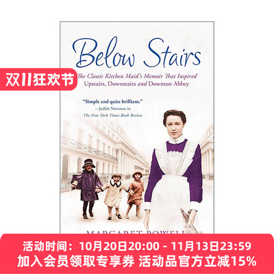 英文原版 Below Stairs 厨娘回忆录 楼上楼下的阶级世界 英文版 进口英语原版书籍