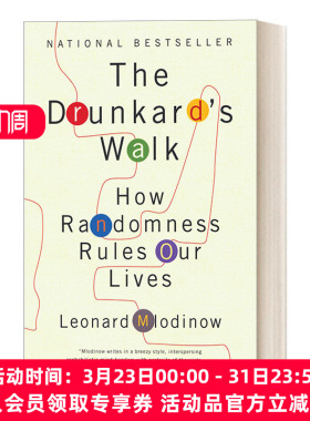 英文原版 The Drunkard's Walk 醉汉的脚步 随机性如何主宰我们的生活 豆瓣推荐 美国国家畅销书 英文版 进口英语原版书籍
