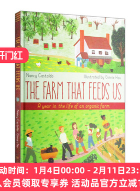 华研原版 英文原版绘本 The Farm That Feeds Us 养育我们的农场 一个有机农场一年的生活 精装 英文版 进口英语原版书籍