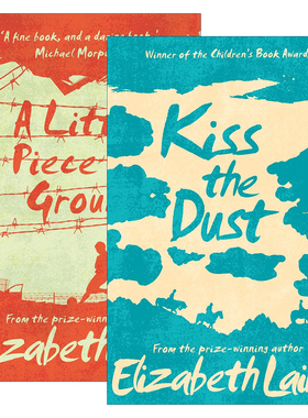 英文原版 A Little Piece of Ground/Kiss the Dust 青少年战争小说2册 卡内基文学奖提名作者伊丽莎白·莱尔德 Elizabeth Laird