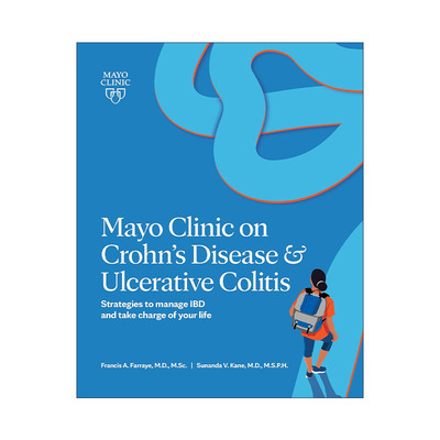 英文原版 Mayo Clinic on Crohn's Disease & Ulcerative Colitis 梅奥克罗恩病与溃疡性结肠炎指南 IBD 治疗 改善 进口英语书籍