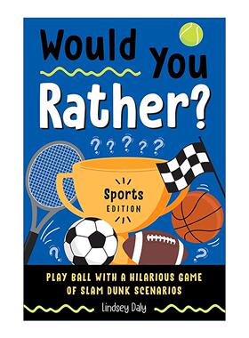 英文原版 Would You Rather Sports Edition 你愿意吗 体育运动 儿童益智谜题游戏活动书 家庭亲子互动 英文版 进口英语原版书籍