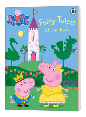 英文原版 Peppa Pig Fairy Tales Sticker Book 小猪佩奇童话故事贴纸书 英文版 进口英语原版书籍