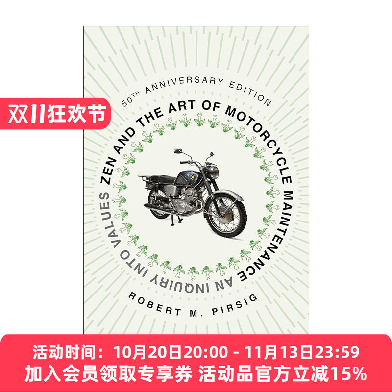 禅与摩托车维修艺术 英文原版 Zen and the Art of Motorcycle Maintenance 英文版 进口英语原版书籍