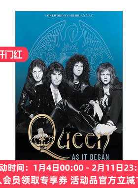 英文原版 Queen As It Began 皇后乐队 授权传记 修订更新版 探索英国摇滚乐队职业生涯权威描述 Jacky Smith 进口英语原版书籍