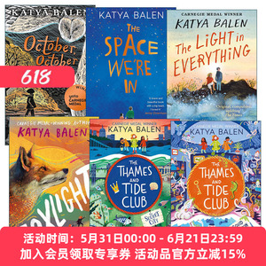 英文原版 Katya Balen 卡佳巴伦系列6册 我们所处的空间/十月十月/万物中的光/狐狸之光/泰晤士和潮汐俱乐部 英文版 进口原版书籍