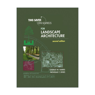 书籍 Landscape 第2版 风景园林省时规范 Architecture 进口英语原版 英文原版 Time Saver 现货 Standards 英文版 for