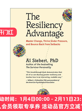 英文原版 Resiliency Advantage 弹性优势 从逆境中获得力量 抗逆力养成指南作者Al Siebert 英文版 进口英语原版书籍