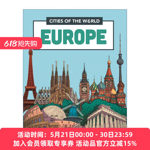 英文原版 Cities of the World: Cities of Europe 世界城市之欧洲的城市 儿童科普绘本 英文版 进口英语原版书籍