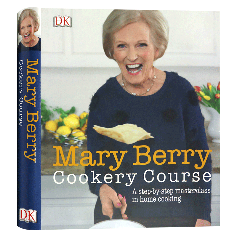 玛丽贝瑞烹饪课程 英文原版 Mary Berry Cookery Course 内含12个主食菜谱 英文版进口原版英语书籍