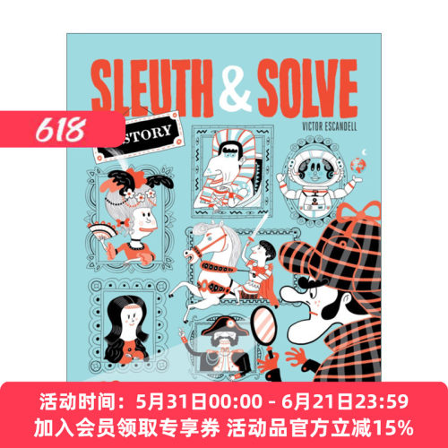 侦探解密 英文原版 Sleuth & Solve History 历史篇 20个令人费解的迷题 精装 英文版 进口英语原版书籍