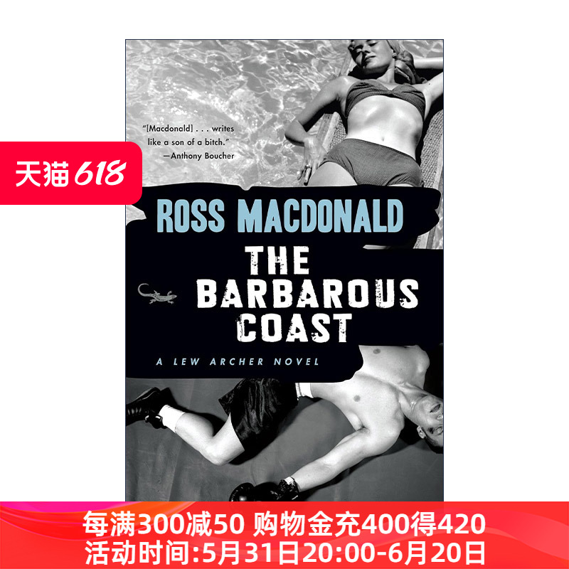 警告逃妻英文原版 The Barbarous Coast Lew Archer Series 06移动飞靶作者英国金匕首奖得主Ross Macdonald进口英语原版书籍