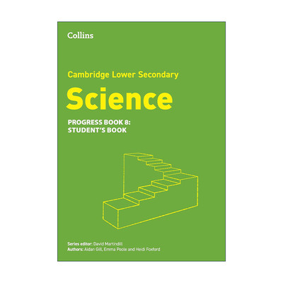 英文原版 Cambridge Lower Secondary Science Progress Book Student's Book 8 柯林斯剑桥国际初中科学进阶练习册八年级 英文版